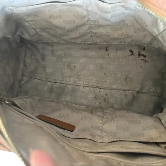 Michael Kors Brown Large Saffiano Leather Satchel - Picture 4 of 4